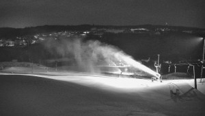 Skiareál Hlubočky - Horní část sjezdovky skiareálu Hlubočky - 1.2.2026 v 02:30 Skiareál Hlubočky - Horní část sjezdovky skiareálu Hlubočky - 1.2.2026 v 02:30