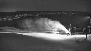 Skiareál Hlubočky - Horní část sjezdovky skiareálu Hlubočky - 1.2.2026 v 02:40 Skiareál Hlubočky - Horní část sjezdovky skiareálu Hlubočky - 1.2.2026 v 02:40