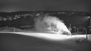 Skiareál Hlubočky - Horní část sjezdovky skiareálu Hlubočky - 1.2.2026 v 02:50 Skiareál Hlubočky - Horní část sjezdovky skiareálu Hlubočky - 1.2.2026 v 02:50