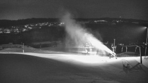 Skiareál Hlubočky - Horní část sjezdovky skiareálu Hlubočky - 1.2.2026 v 03:05 Skiareál Hlubočky - Horní část sjezdovky skiareálu Hlubočky - 1.2.2026 v 03:05