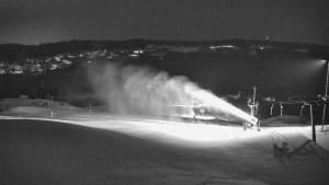 Skiareál Hlubočky - Horní část sjezdovky skiareálu Hlubočky - 1.2.2026 v 03:10 Skiareál Hlubočky - Horní část sjezdovky skiareálu Hlubočky - 1.2.2026 v 03:10