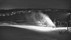 Skiareál Hlubočky - Horní část sjezdovky skiareálu Hlubočky - 1.2.2026 v 03:25 Skiareál Hlubočky - Horní část sjezdovky skiareálu Hlubočky - 1.2.2026 v 03:25