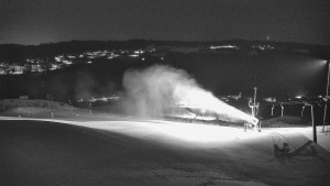 Skiareál Hlubočky - Horní část sjezdovky skiareálu Hlubočky - 1.2.2026 v 05:20 Skiareál Hlubočky - Horní část sjezdovky skiareálu Hlubočky - 1.2.2026 v 05:20