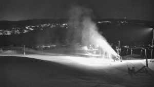 Skiareál Hlubočky - Horní část sjezdovky skiareálu Hlubočky - 1.2.2026 v 05:25 Skiareál Hlubočky - Horní část sjezdovky skiareálu Hlubočky - 1.2.2026 v 05:25