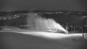 Skiareál Hlubočky - Horní část sjezdovky skiareálu Hlubočky - 1.2.2026 v 06:30 Skiareál Hlubočky - Horní část sjezdovky skiareálu Hlubočky - 1.2.2026 v 06:30