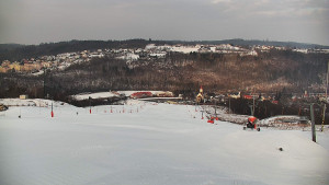 Skiareál Hlubočky - Horní část sjezdovky skiareálu Hlubočky - 1.2.2026 v 08:40 Skiareál Hlubočky - Horní část sjezdovky skiareálu Hlubočky - 1.2.2026 v 08:40