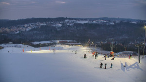 Skiareál Hlubočky - Horní část sjezdovky skiareálu Hlubočky - 1.2.2026 v 17:10 Skiareál Hlubočky - Horní část sjezdovky skiareálu Hlubočky - 1.2.2026 v 17:10