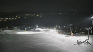 Skiareál Hlubočky - Horní část sjezdovky skiareálu Hlubočky - 1.2.2026 v 18:50 Skiareál Hlubočky - Horní část sjezdovky skiareálu Hlubočky - 1.2.2026 v 18:50