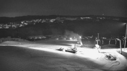 Horní část sjezdovky skiareálu Hlubočky