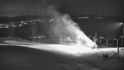 Horní část sjezdovky skiareálu Hlubočky