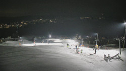 Horní část sjezdovky skiareálu Hlubočky