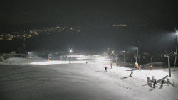 Horní část sjezdovky skiareálu Hlubočky