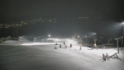 Horní část sjezdovky skiareálu Hlubočky