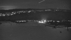 Horní část sjezdovky skiareálu Hlubočky