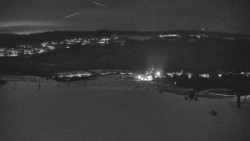 Horní část sjezdovky skiareálu Hlubočky