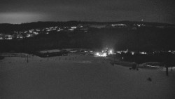 Horní část sjezdovky skiareálu Hlubočky