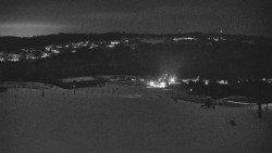 Horní část sjezdovky skiareálu Hlubočky