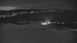 Horní část sjezdovky skiareálu Hlubočky