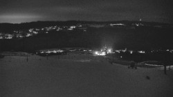 Horní část sjezdovky skiareálu Hlubočky