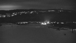 Horní část sjezdovky skiareálu Hlubočky