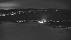 Horní část sjezdovky skiareálu Hlubočky