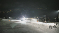 Horní část sjezdovky skiareálu Hlubočky