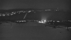 Horní část sjezdovky skiareálu Hlubočky