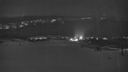 Horní část sjezdovky skiareálu Hlubočky