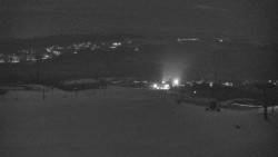 Horní část sjezdovky skiareálu Hlubočky