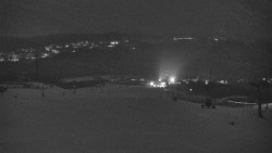 Horní část sjezdovky skiareálu Hlubočky