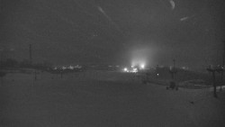 Horní část sjezdovky skiareálu Hlubočky