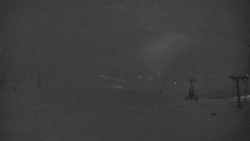 Horní část sjezdovky skiareálu Hlubočky