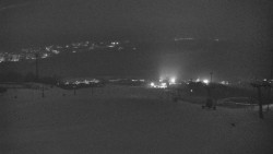 Horní část sjezdovky skiareálu Hlubočky