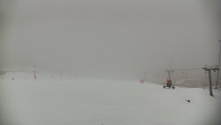 Horní část sjezdovky skiareálu Hlubočky