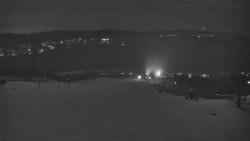 Horní část sjezdovky skiareálu Hlubočky