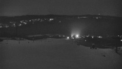 Horní část sjezdovky skiareálu Hlubočky