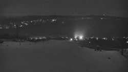 Horní část sjezdovky skiareálu Hlubočky