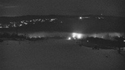 Horní část sjezdovky skiareálu Hlubočky