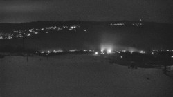 Horní část sjezdovky skiareálu Hlubočky