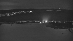 Horní část sjezdovky skiareálu Hlubočky