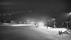 Horní část sjezdovky skiareálu Hlubočky