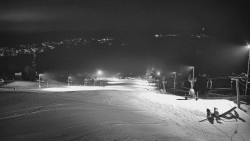 Horní část sjezdovky skiareálu Hlubočky