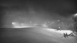 Horní část sjezdovky skiareálu Hlubočky