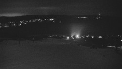 Horní část sjezdovky skiareálu Hlubočky