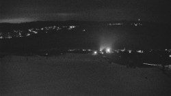 Horní část sjezdovky skiareálu Hlubočky