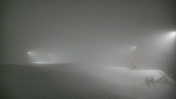 Horní část sjezdovky skiareálu Hlubočky