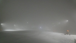 Horní část sjezdovky skiareálu Hlubočky