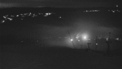 Horní část sjezdovky skiareálu Hlubočky