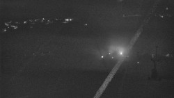 Horní část sjezdovky skiareálu Hlubočky