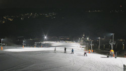 Horní část sjezdovky skiareálu Hlubočky